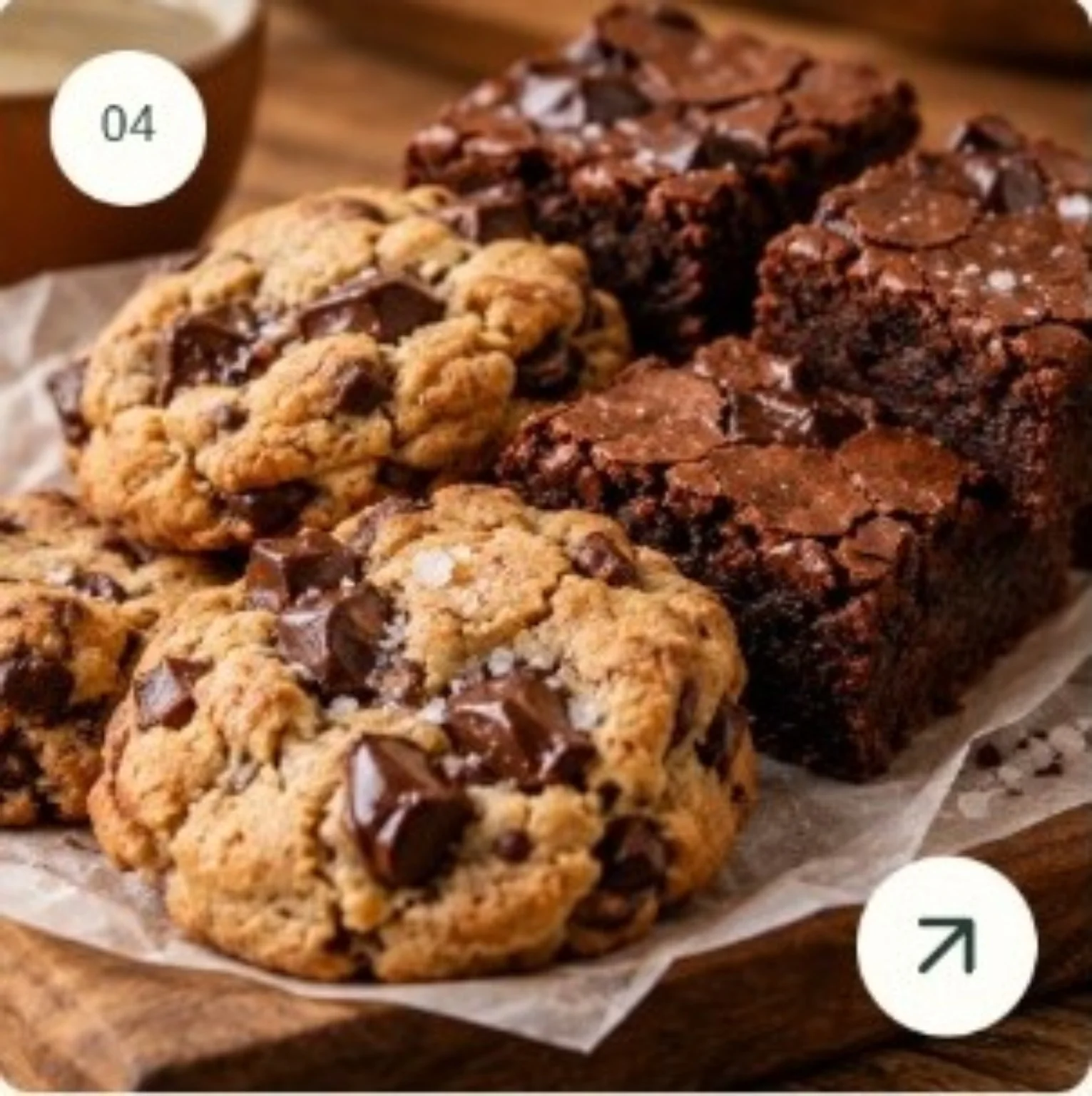 Inspiration photograph of chocolate chip cookies and brownies